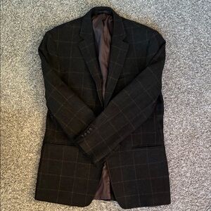 Ralph Lauren Black Plaid Blazer